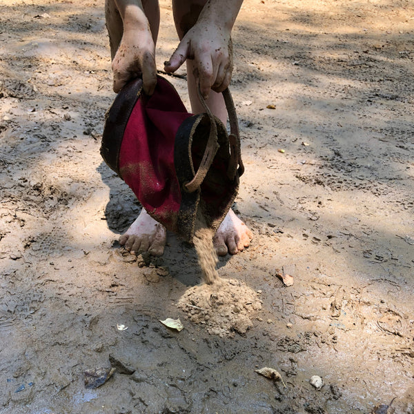 Light Green Waxed Canvas and Leather Bucket (12 ounce)