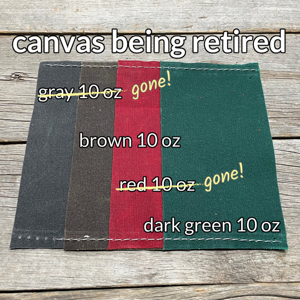 Brown Waxed Canvas and Leather Bucket (10 ounce)