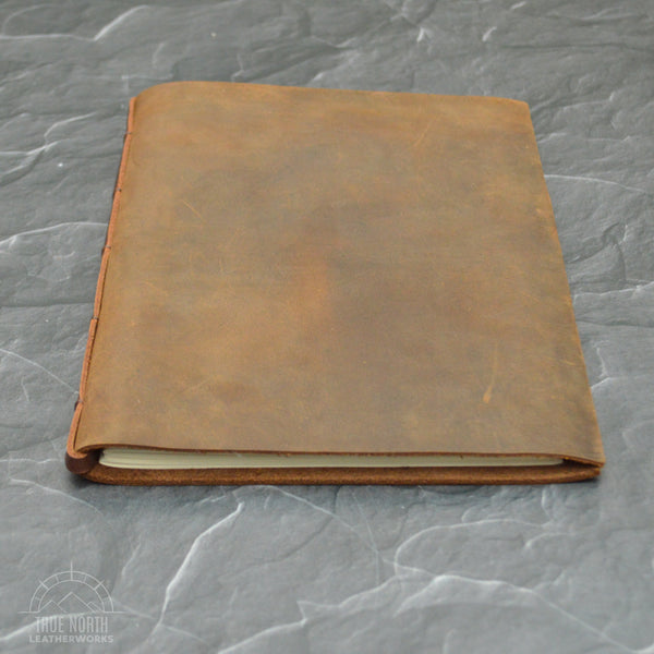 Large Leather Journal With Hand Stitched Pages