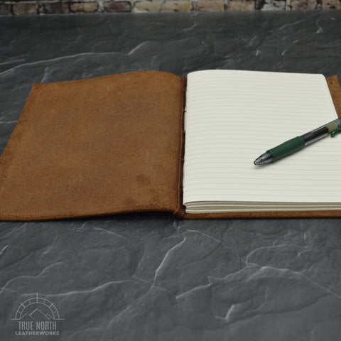 Large Leather Journal With Hand Stitched Pages